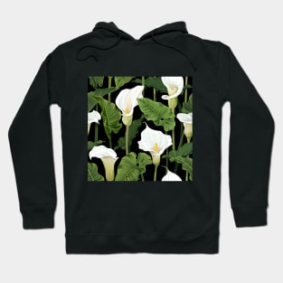 Calla Lilies pattern Hoodie